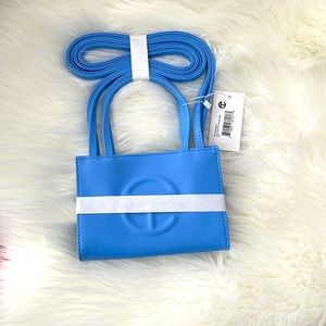 Authentic Telfar Cerulean Small Shopping Bag